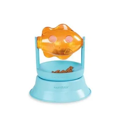 2 in 1 Treat Toy Spinner Fish Blue