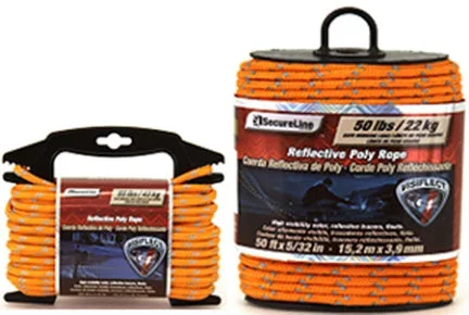 5/32 X50 ORANGE REFLECTIVE ROPE