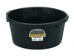 6.5-Gal Rubber Livestock and Horse Feed Tub