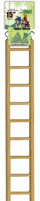 A&E Cage Co Happy Beaks Small Ladder Bird Toy 15in