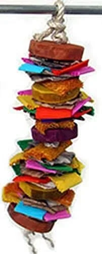 A&E Cage Happy Beaks Color Splash Bird Toy – 3 X 16 In