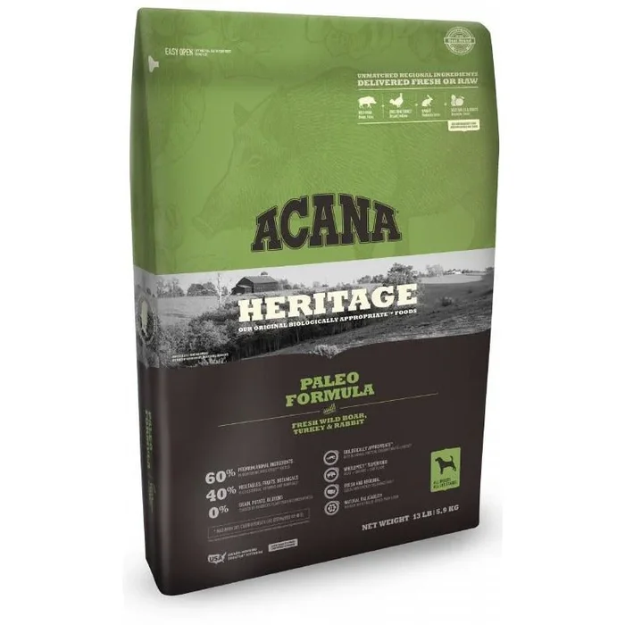 Acana Heritage – Paleo – Dry Dog Food