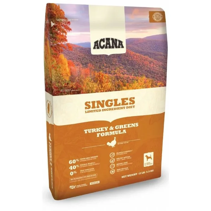 Acana Singles – Turkey And Pumpkin – Dry Dog Food