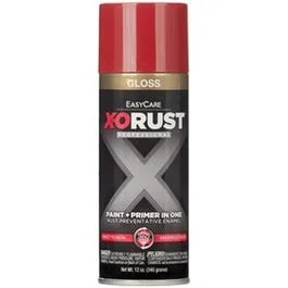 Anti-Rust Enamel Paint & Primer, Bright Red Gloss, 12-oz. Spray