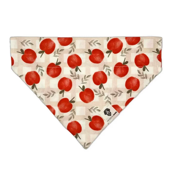 Apple Picking Basket Slip-On Dog Bandana