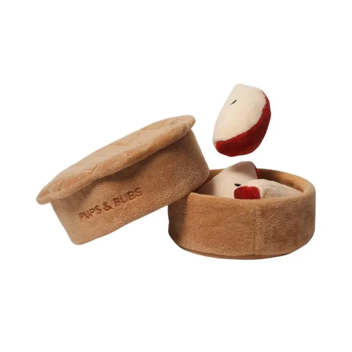 Apple Pie Nosework Dog Plush Toy