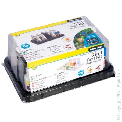 Aqua One 5 In 1 Test Kit Freshwater