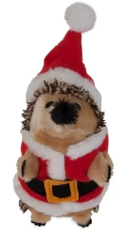 Aspen Pet Santa Heggie Holiday Dog Toy