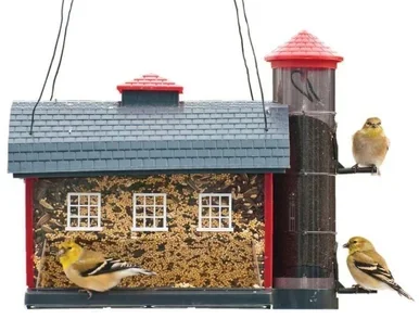 Audubon Red Barn Combo Feeder