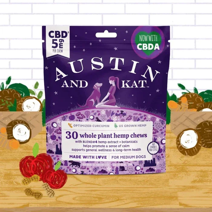 AUSTIN & KAT Original Soft Chews for Dogs 5mg