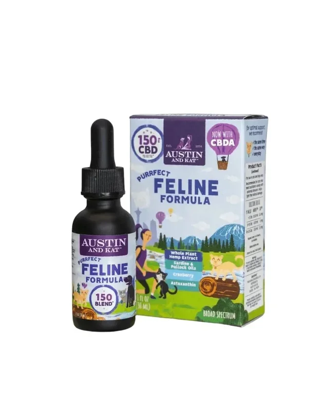 AUSTIN & KAT Purrfect Feline Formula Oil 150mg