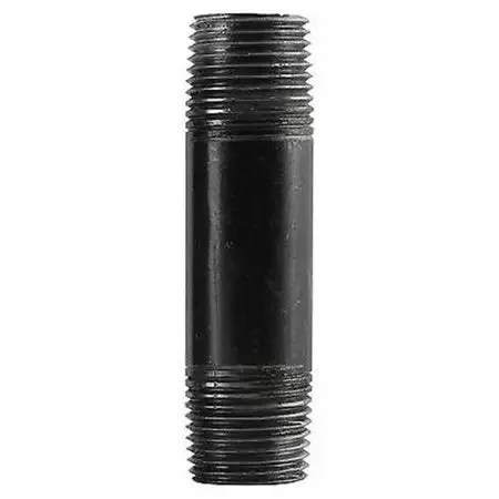 B & K Industries Black 1 1/2″ Diameter Schedule 40 Nipples 2″