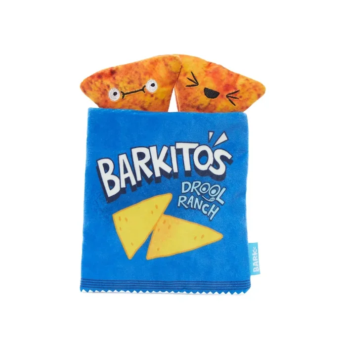 BARK Drool Ranch Chips Mulitcolor Chips Plush Dog Toy