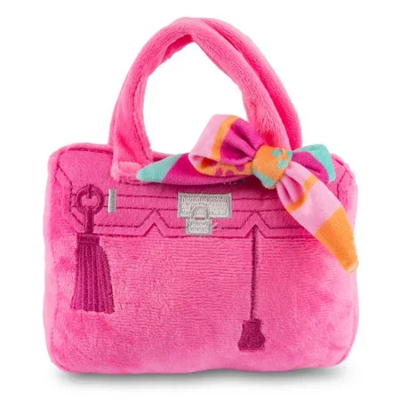 Barkin Bag Toy – Pink Scarf (Chic Doggie)