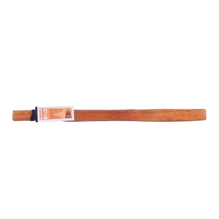 Barking Buddha Thick Dog Bully Sticks – 12 Inch