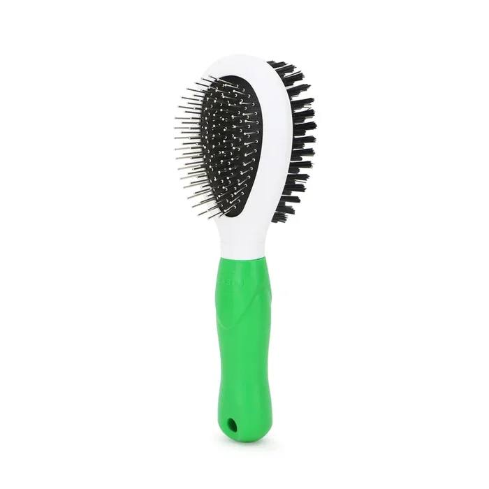 BASIL Brush & Comb for Dog Grooming, 2-in-1 Brush Comb