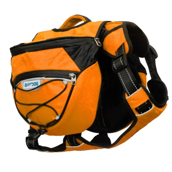 Bay Dog Saranac Saranac Dog Backpack Orange Large