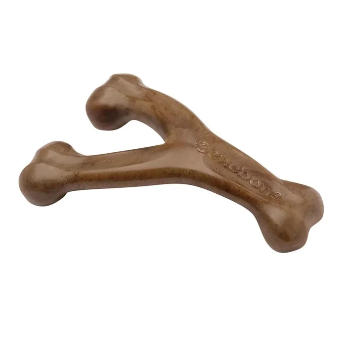 Benebone Wishbone Chew Bacon, Large, 8.25 Inches