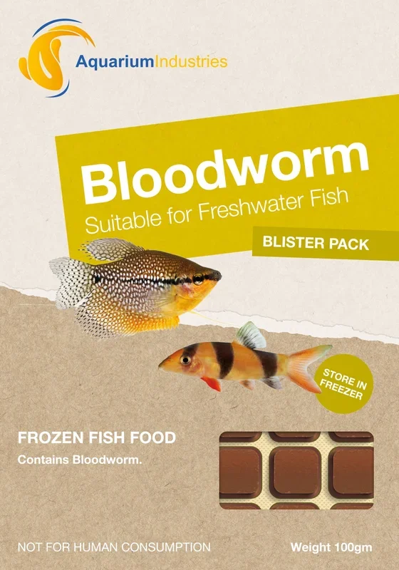 Bloodworm Frozen 100g Aquarium Industries