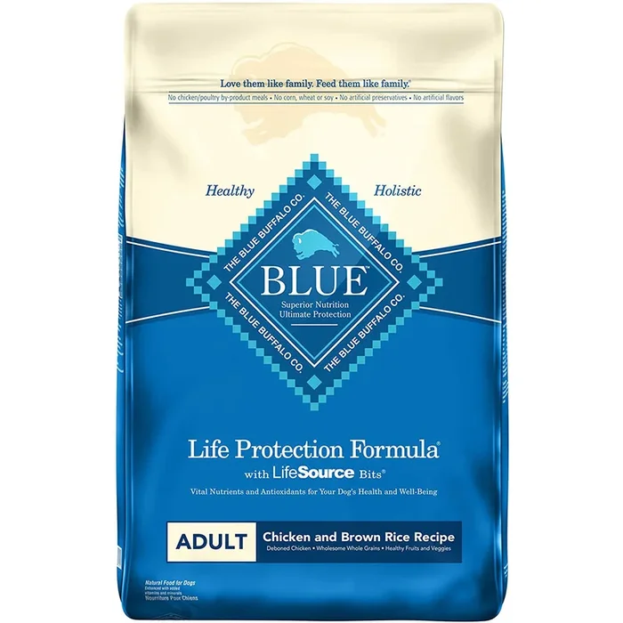 Blue Buffalo Life Protection Formula Dry Dog Food -Chicken & Rice – 30lb Bag