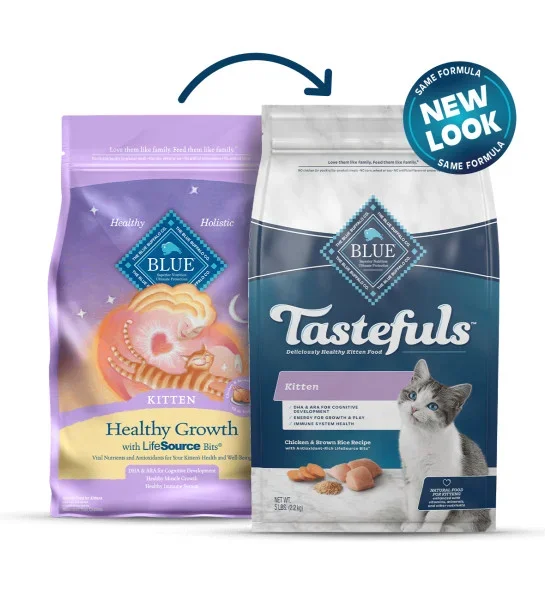 Blue Buffalo Tastefuls Chicken & Brown Rice Recipe Dry Kitten Food