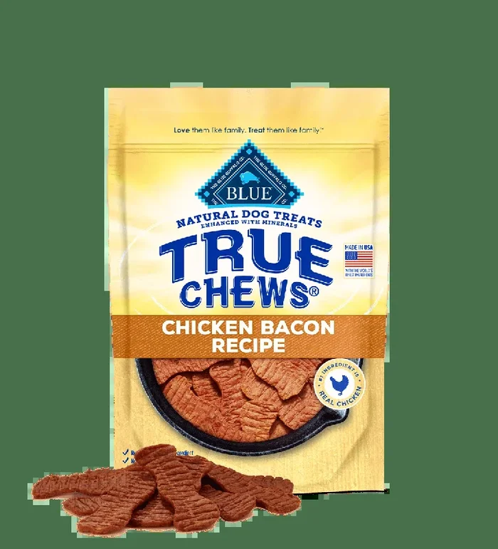 Blue Buffalo True Chews Chicken Bacon Recipe Dog Treats