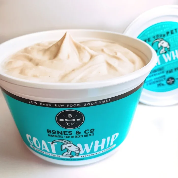 Bones & Co Goat Whip For Dogs And Cats – 8oz Tub