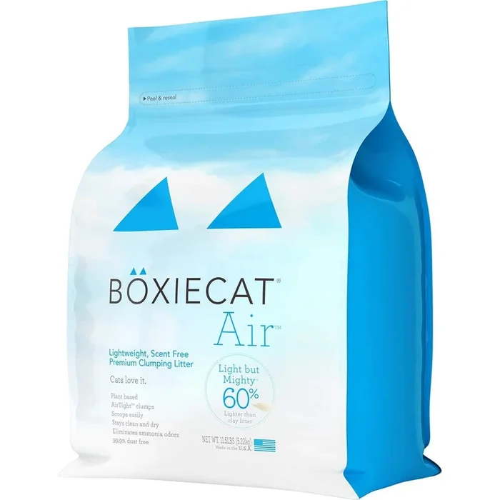 Boxiecat Air Lightweight Scent Free Premium Clumping Litter 11.5lb