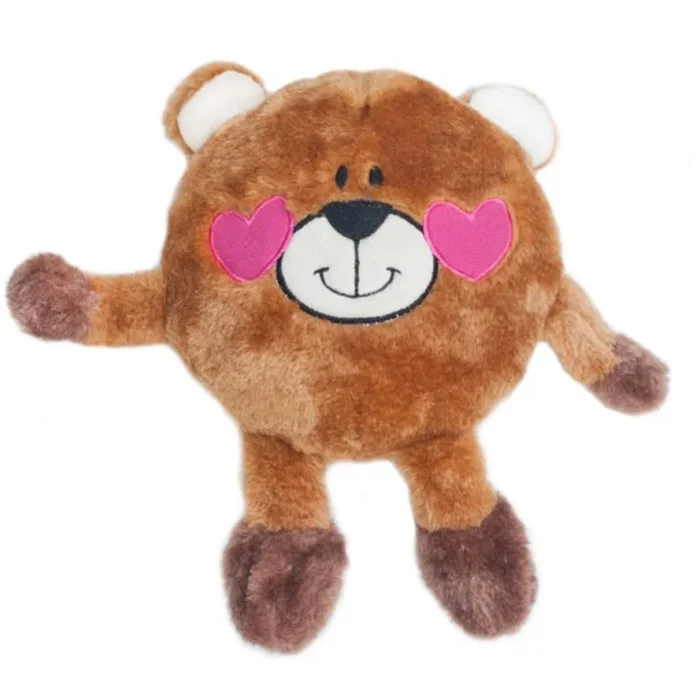 Brainey Bear in Love Dog Toy