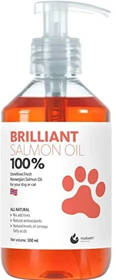 Brilliant Salmon Oil Cat and Dog Supplements – 10 oz