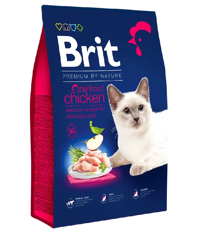 Brit Premium – Sterilised Cat Food 1.5kg-8kg