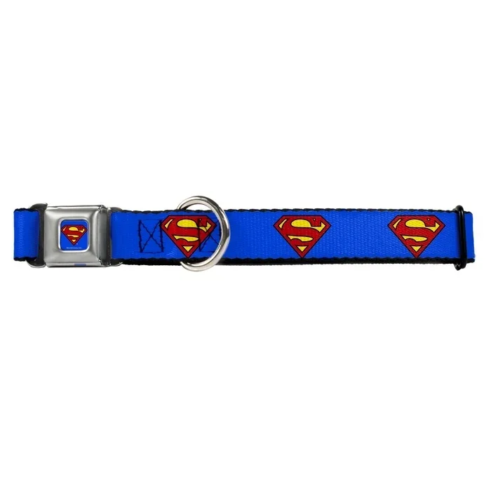 Buckle Down Extra Large Superman Dog Collar