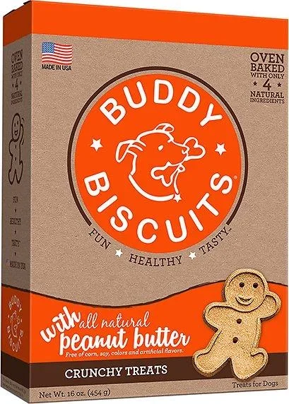 Buddy Biscuits Peanut Butter Oven Baked Dog Treats