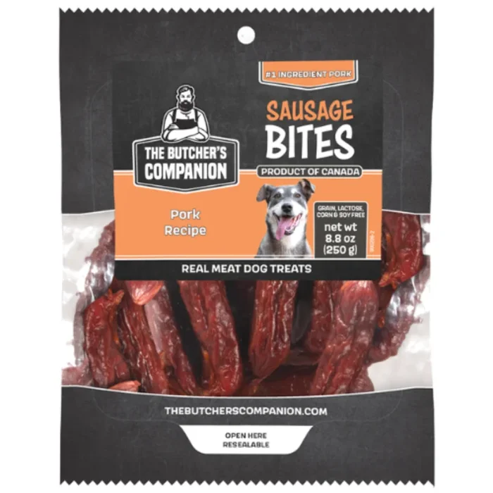 Butcher’s Companion Dog Sausage Pork Bites 6.2oz