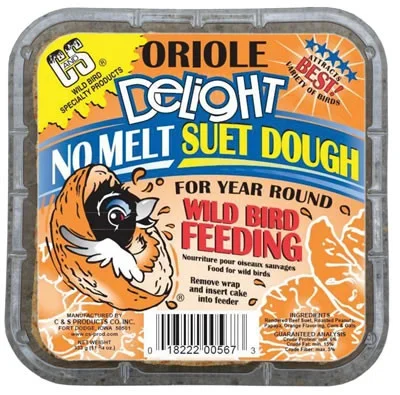 C&S No Melt Oriole Delight Suet Cake