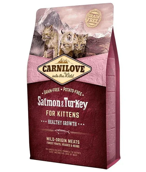 Carnilove – Salmon & Turkey for Kittens 2kg