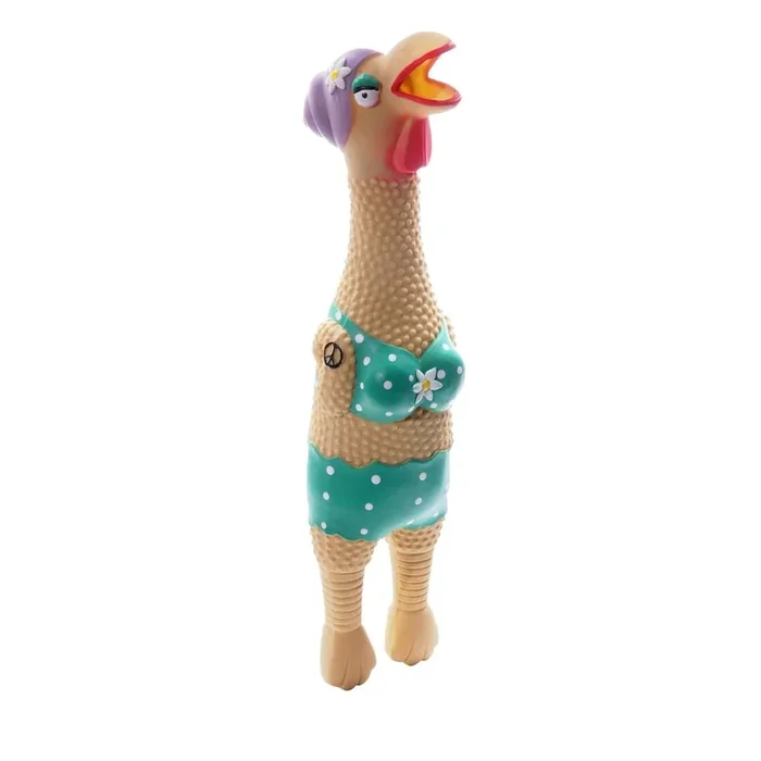 Charming Pet Dog Toy Grandma Hippie Chick, 1 Each