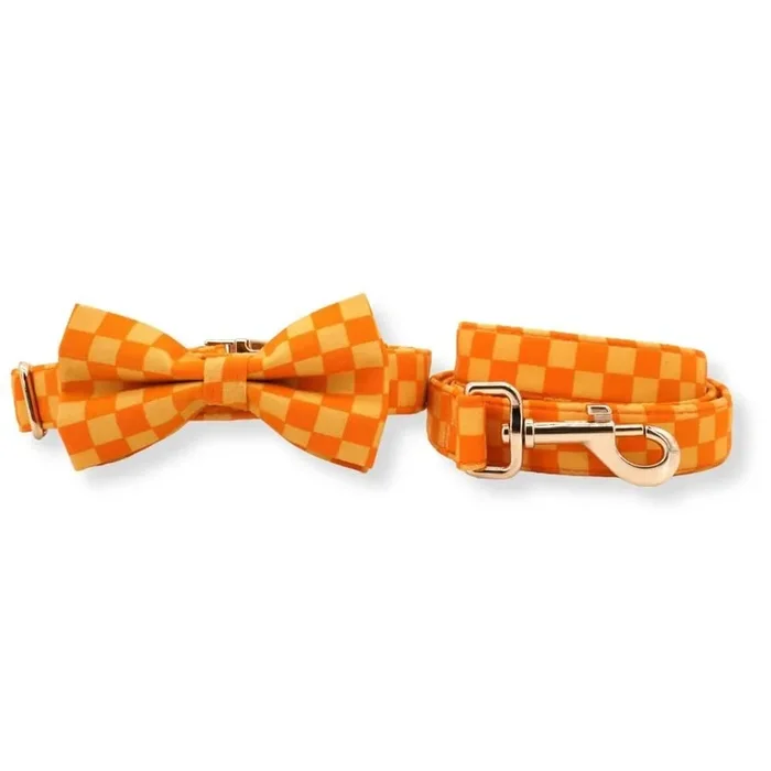 Checker Orange Signature Band™ + Slide-On Dappertie™ + Joyline™