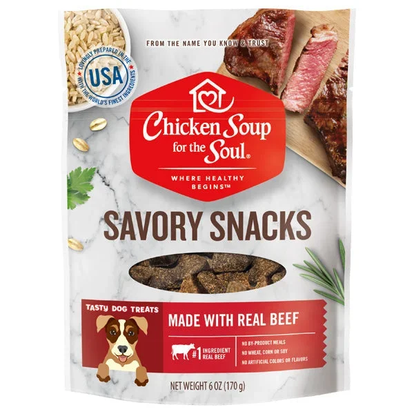Chicken Soup for the Soul Dog Treats – Beef Savory Snacks