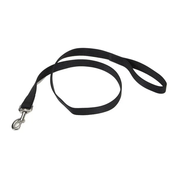 Coastal® Single-Ply Dog Leash, Black 1″ x 6′