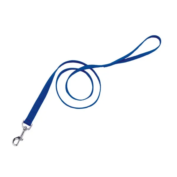 Coastal® Single-Ply Dog Leash, Blue 5/8″ x 6′