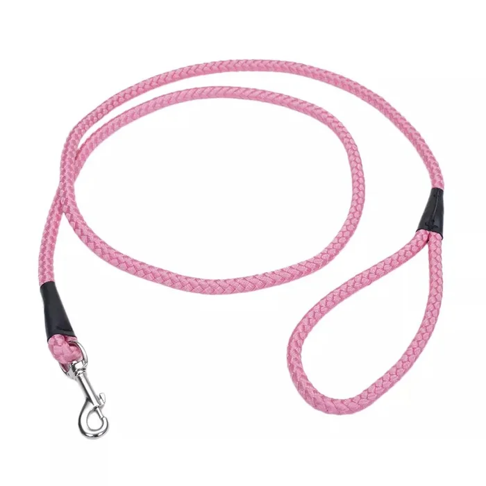 Coastal Rope Dog Leash 6′ Pink Bright