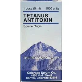 Colorado Serum Tetanus Antitoxin 5 mL