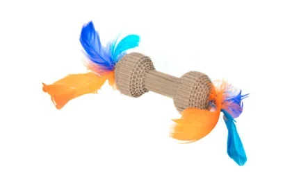 Corrugated Barbell Cat Toy
