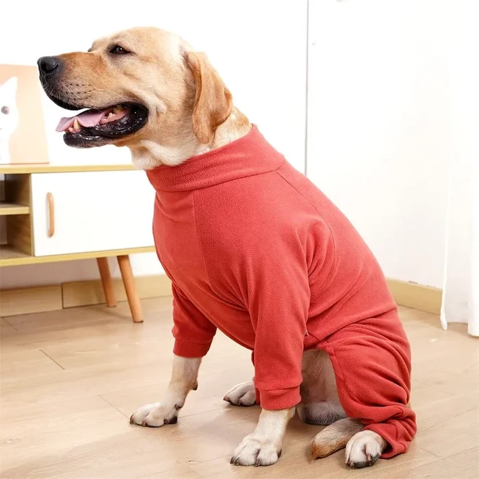 Cozy Fleece Dog Pajamas – Perfect Sleepwear for Large Dogs