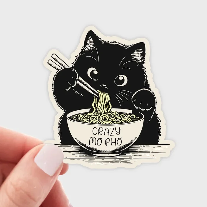Crazy Mo Pho Sticker