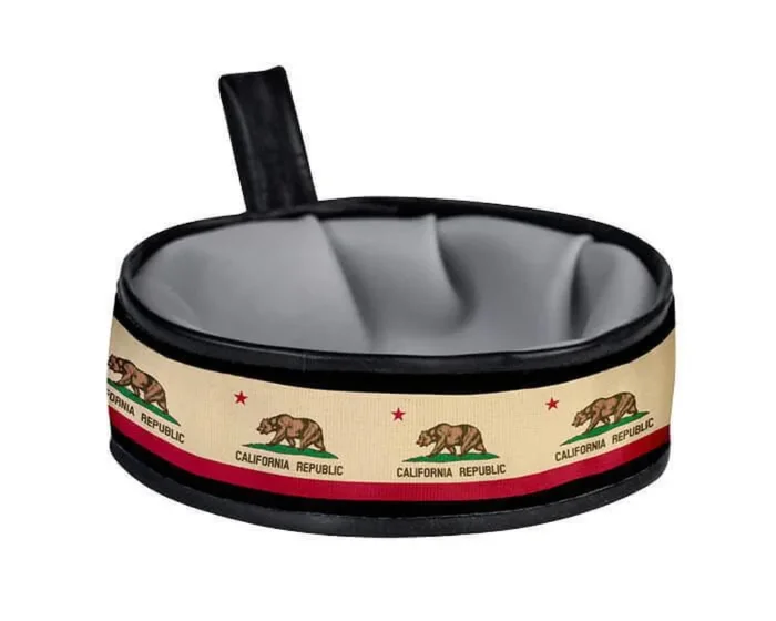 Cycle Dog Trail Buddy Collapsible Dog Travel Bowl, California, 22-oz