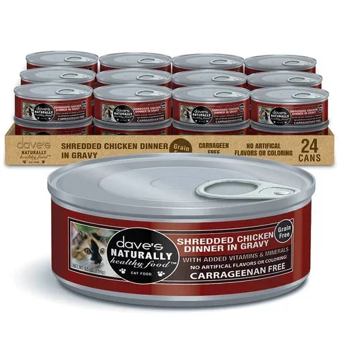 Dave’s Cat GF Shredded Chicken Dinner in Gravy 5.5oz