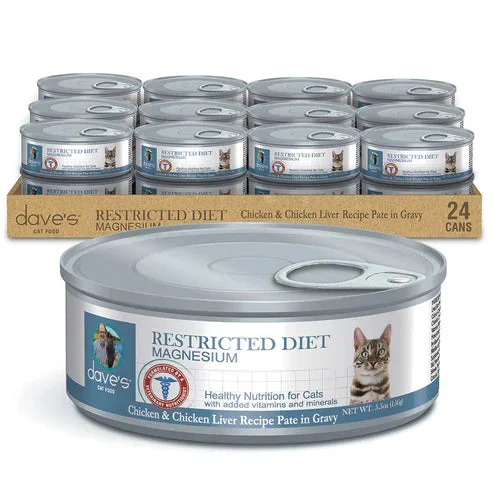 Dave’s Cat Restricted Diet Magnesium Chicken Paté Recipe in Gravy 5.5oz
