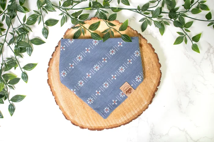 Dawn – Dog Bandana Tie-On with Snap Buttons